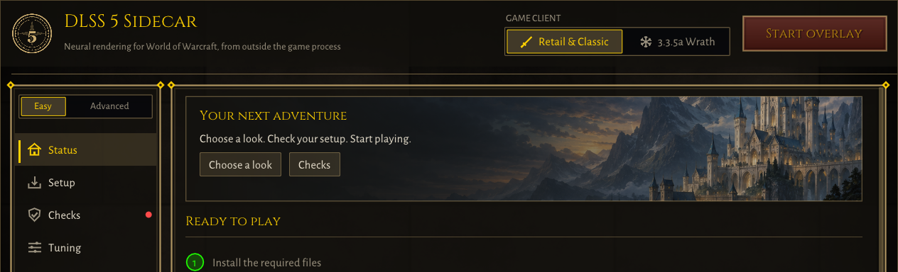 The manager in the Stormwind theme